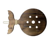 Shntig Planche de montage pour jardinière murale multifonction pour économiser de l'espace pour un look suspendu - Accessoires de jardinière en bois naturel - Jardin vertical