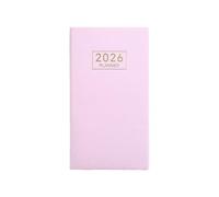 Shntig Planificateur hebdomadaire 2026 de poche coloré avec pages lignées à couverture rigide pour l'école, extracteur de vitesse manuel