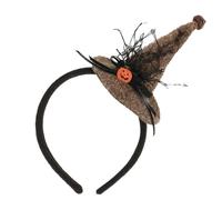 Shntig Serre-tête de sorcière réglable pratique pour Halloween, décoration de fête costumée, coiffe pour femmes, hommes, enfants