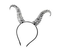Shntig Serre-tête en corne d'animal sympathique pour se déguiser la nuit Halloween accessoires enfants adultes mystérieux costume postiche cheveux léger corne de diable