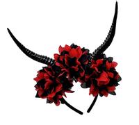 Shntig Serre-tête en résine pour enfants et adultes - Accessoire de costume léger pour fêtes à thème - Ornement de cheveux pour Halloween