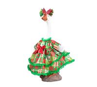 Shntig Serre-tête populaire pour festival, porche, robe d'oie, nœud papillon, décoration d'Halloween, accessoires de présentation pour porte et patio, porche, décoration d'oies