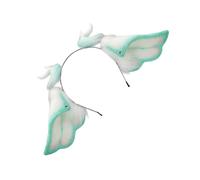 Shntig Serre-tête réaliste en corne de diable avec monture souple et flexible - Fausse fourrure - Accessoire de costume pour Halloween - Accessoire pour Halloween - Oreille d'animal