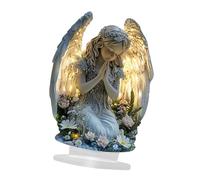 Shntig Statue d ' Ange Gardien, Figurine d ' Ange de, Ornement de Table en Acrylique, Sculpture d ' Ange en prière, de Pendaison de crémaillère, décoration d ' intérieur, Statue en Acrylique, de de à