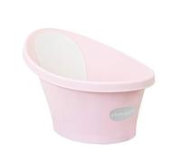Shnuggle SBP-RSE-EUR Bac de bain pour bébé jusqu'à 12 mois avec bouchon sur le fond, rose avec dossier blanc - 1,2 kg