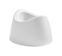 Shnuggle Urinoir Chaise d'entraînement ergonomique pour tout-petits, bec verseur facile à verser, design hygiénique monobloc, inodore confortable pour bébé, stable et facile à nettoyer (blanc)