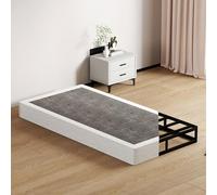 SHOANED Sommier tapissier double de 17,8 cm - Cadre en métal - Base de lit en mousse à mémoire de forme - Sommier robuste sans bruit, capacité de charge maximale de 1 360,8 kg