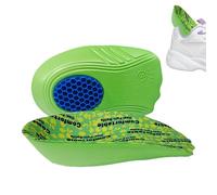 Shock-Absorbing Heel Risers - Heel Relief Pads With Massaging Effect | Shoe Elevator Insoles For Shoes, Spurs, Plantar, Achilles And Daily Walking