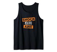 Shock and awe Vintage Cadeau Lettrage Inspiration Motivation Débardeur