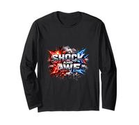 Shock and awe Vintage Cadeau Lettrage Inspiration Motivation Manche Longue