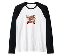 Shock and awe Vintage Cadeau Lettrage Inspiration Motivation Manche Raglan