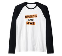 Shock and awe Vintage Cadeau Lettrage Inspiration Motivation Manche Raglan