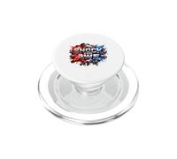 Shock and awe Vintage Cadeau Lettrage Inspiration Motivation PopSockets PopGrip pour MagSafe