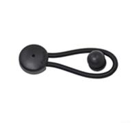 Shock Cord Fastener Set Nylon Elastic Loop 9cm(Black) | Elastic design, constant tension, firm grip, nylon material, 9cm length fits small items