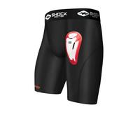 Shock Doctor 221 Core Short de Compression avec Coquille de Protection Noir Taille L