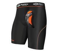 Shock Doctor – Short de compression 337 – Coquille Ultra Carbon Flex Cup – Noir/Blanc