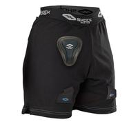 Shock Doctor Core Short de Hockey Ample pour Femme avec Protection pelvienne Incluse Noir