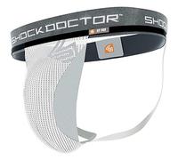 Shock Doctor Homme 218-wh-s Support avec Coquille, Blanc, S EU