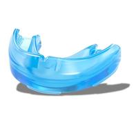 Shock Doctor Protège Dents pour appareils Braces Single/Double Bleu ou Rose - pour Enfants - Concu pour Faire du Sport: Rugby, MMA, Boxe, Lacrosse, Basketball et Autres Sports de Contact