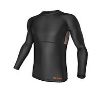 Shock Doctor Sd30140 T-shirt de hockey pour garçon, Homme, Maillot de hockey, Sd30140 Boy's Core Comp Hockey Shirt Ls, noir/orange, Large