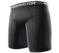 Shock Doctor Short de Compression Double pour Femme Ultra Sliding, Femme, 258P-BK-GM, Noir, M