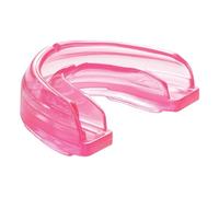 Shock Doctor Single Braces Mouthguard for Men and Women - Pink - Mouthguard Designed for Playing Sports: Rugby, MMA, Boxing, Lacrosse, Basketball and Other Contact Sports.