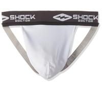 Shock Doctor Supporter Homme sans Poche Blanc