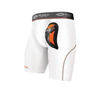 Shock Doctor Ultra Pro Pantalón Corto de Compression con Carbon Flex Cup, Unisex Adulto, Negro, L