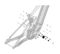 SHOCK MOUNT HARDWARE SET LAPIERRE E-BIKE OVERVOLT GEN5 FS AL - 6411450566499