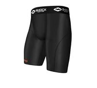ShockDoctor 220 Core Short de Compression avec Coquille de Protection Noir Taille XXL
