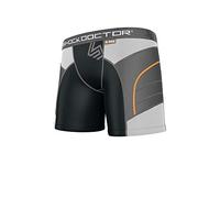 Shockdoctor Femme de vêtements de Protection Ultra Double Sliding de Short de Compression, Femme, 258P-BK-L, Noir, L