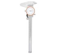 Shockproof Dial Caliper 0-150mm | 2 - Way Shock - Protective for Accurate Measurement | Aluminum Alloy Caliper for Machining/Woodworking/Metalworking | 0.02mm Accurate Depth