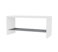 Montana Furniture Banc à chaussures Montsk L nouveau blanc 101 lxHxP 100x45x40cm