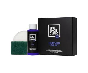 Shoe Clinic Kit de teinture pour chaussures - Restaure la couleur des chaussures en cuir, daim, nubuck, tissu, satin et toile | Kit complet de teinture pour chaussures