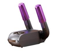 Shoe Dryer,Boot Warmer,Élément Chauffant en Céramique PTC,Minuterie de 120 Minutes,55℃,Conçu Pour Sécher Les Chaussures Humides et Éliminer Les Odeurs (Grey)