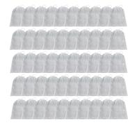 Shoe Dust Bags - 50Pcs Anti Yellowing Storage, Travel Shoe Pouch, Non Woven Breathable Protector, Drawstring Closure Case, Closet Organization Category, Large White for Sneakers