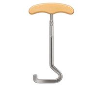 Shoe Horn Hook, Wooden Handle Easy Grip Puller Hook, Pulls On Tall Cowboy | Pulls On Tall Cowboy Boots Tool for Home Stable Barn Dressing Areas Putting Pulling Riding Equestrian Home