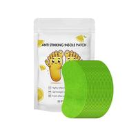 Shoe Odor Eliminator Patches - Anti Insole Tabs, Strong Deodorizing Smell Neutralizer, Breathable Sweat Control Liners, Compact Self Adhesive Pads | Reliable Sneaker Care