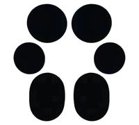 Shoe Patches Toe Holes, Toeburst Prevention Stickers 1,57 x 1,97 pouces, 6 flexibles auto-adhesive Patches for Running Sneakers, Hiking Boots, Dance Shoes, Baby Clothes, Costumes