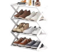 Shoe Rack For Closet | Space-Saving Multi-Tier Shoe Standing Shelf For Slippers - Clothing & Wardrobe Storage Shoes Rack For Home Organization, Shoes Stand For Front Door, Bathroom, Entryway