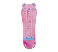 Shoe Sizer, Foot Measuring Tool, Cute and Accurate Ruler with Double Scale Display, Lightweight Durable Material Design, Pink 1 Pack, for Shopping, Growth Monitoring, 25 x 1,38 x 3,35