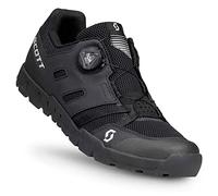 Scott Sport Crus-r Flat Boa Mtb Shoes Noir EU 45 Homme Black / Silver