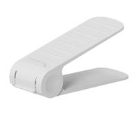 Shoe Stacker - Adjustable Closet Rack | Four Level PP Organizer | 26.7x10x6.9cm Compact Build, 215g Lightweight Design, Stackable Storage for Sneakers, Heels, Boots and Flats