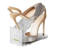 Shoe Stacker, Double Layer Sneaker Organizer, Space Saving Closet Holder for Heels and Shoes, 9.84x3.94x3.82 Inches, Ideal Storage Solution for Bedroom, Mudroom, Hallway, Dorm, Home, Workplace