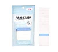 Shoe Toe Rain Stickers - 2.36x5.12 Inches Waterproof Toe Film | Transparent Shoe Stickers | Stain-Resistant to Keep Shoes Dry | Mud and Oil Stains Shoes Sticker for Working, Gardening, Hiking