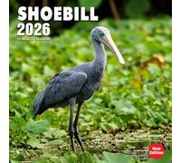 Shoebill 2026 Calendar: Rare and majestic birds captured in stunning detail