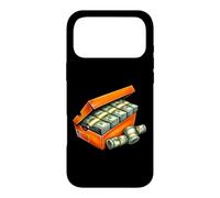 Shoebox Argent, Get Money, Hustle, Trap, Rap, Grind, Stack Coque pour iPhone 17 Pro Max