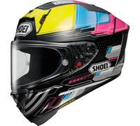 SHOEI CASQUE X-SPR PRO PROXY - S - CASQUE X-SPR PRO PROXY TC-11 - JAUNE/BLEU/ROSE