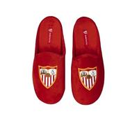 shoes&blues.es Chaussures de maison du FC Séville au design classique avec le blason officiel du club, fabriquées en Espagne avec des matériaux résistants. Semelle antidérapante, lavable., rouge, 46