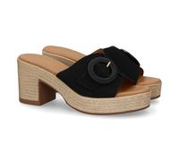 shoes&blues.es Sabots à Talons Confortables et élégants, au Design Moderne et ornés d'une Boucle décorative sur Le Dessus, idéaux pour Le Printemps et l'été. Noir Talla 39